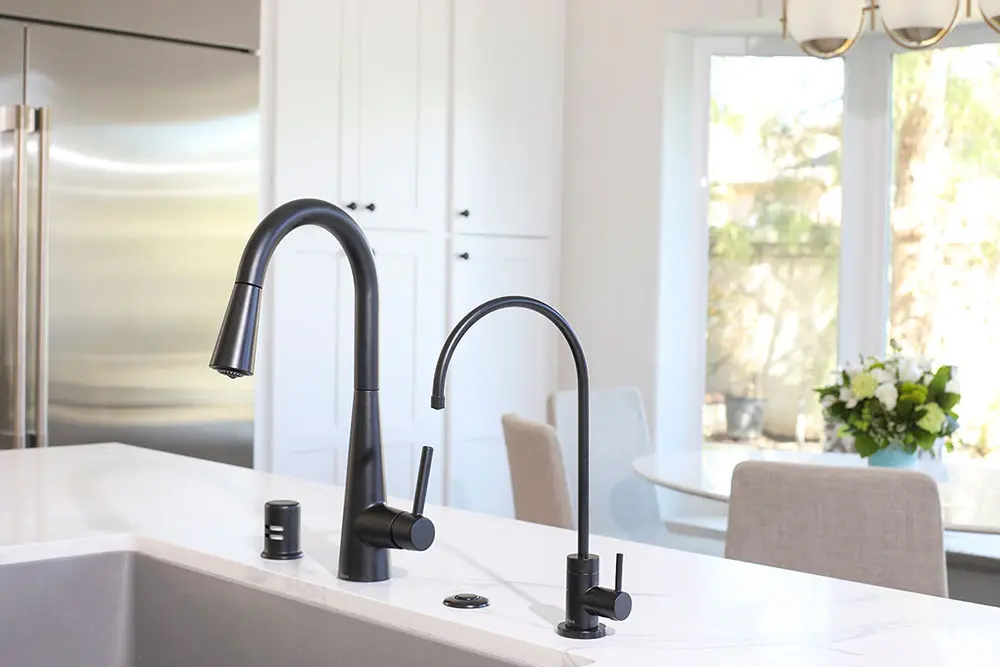 Bathroom remodeling project with high-end fixtures in Santa Monica, CA