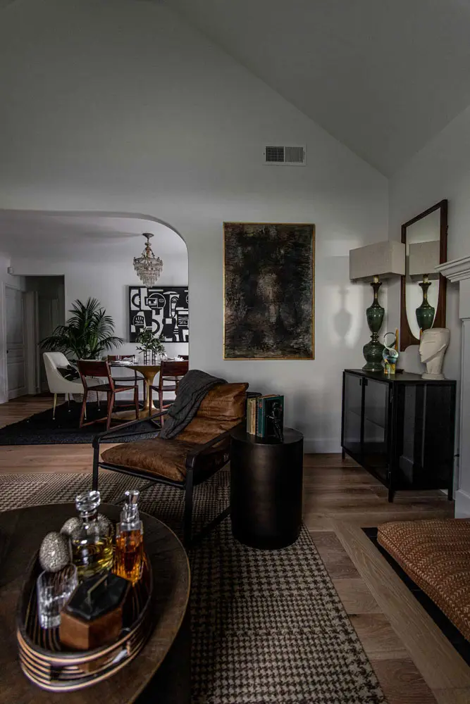 High-end home interior with modern finishes in Santa Monica, CA